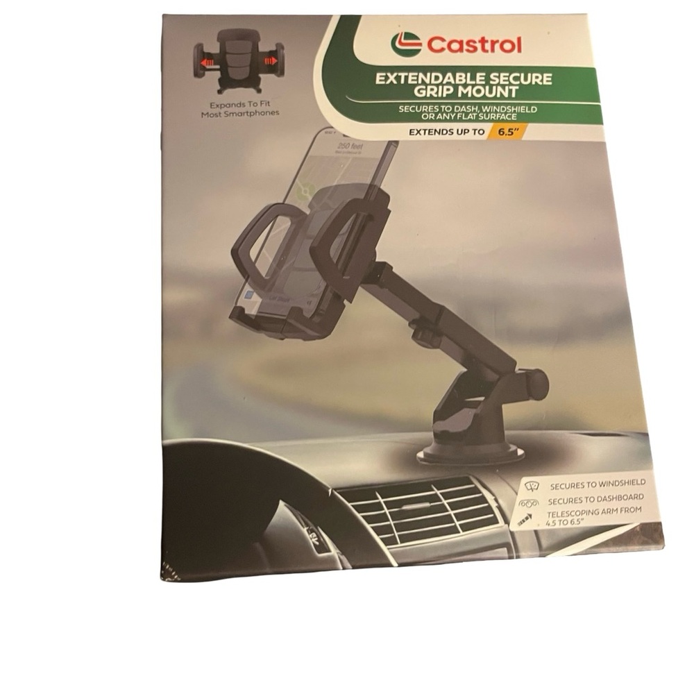 Astr Extendable Secure Grip Mount - Black